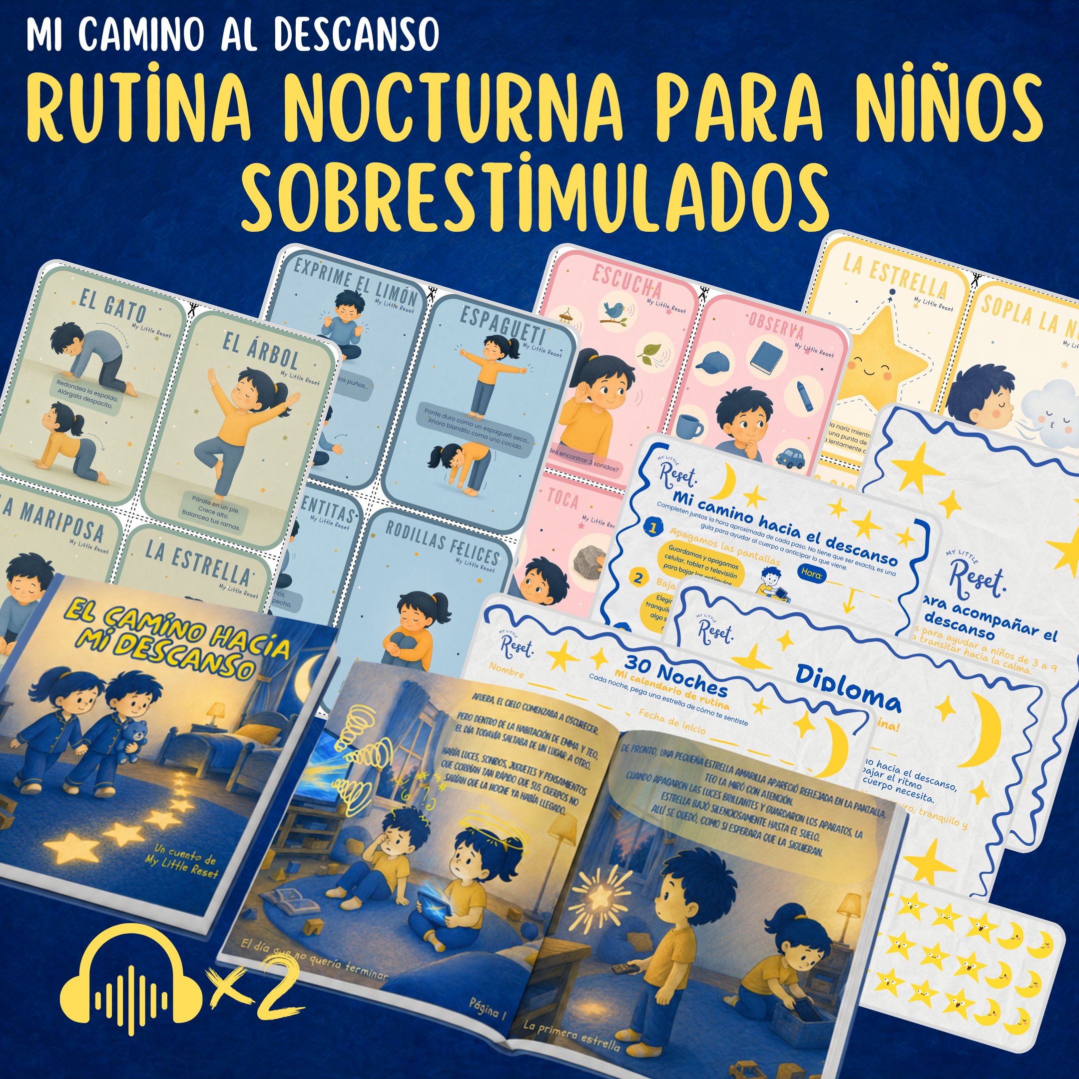 Mi Camino al Descanso • Rutina nocturna para niños sobrestimulados •